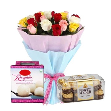 Mix Roses Rocher With Sweet